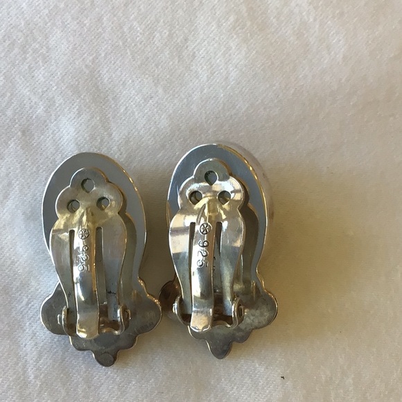 🌵Black Onyx Vintage 925 Earrings🌵 - Picture 4 of 5